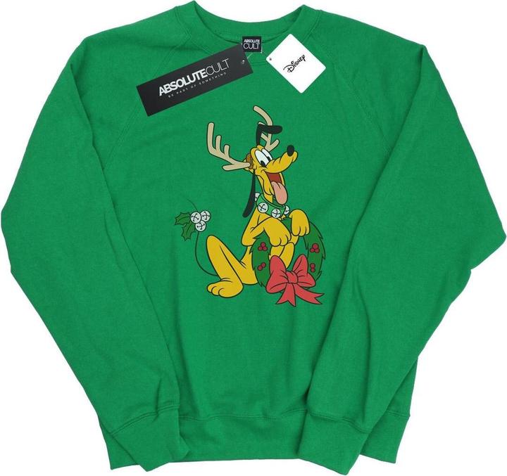 Disney Pluto Christmas Reindeer Sweatshirt (XXL)