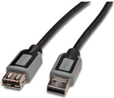 Image du produit Digitus Assmann Câble d'extension USB 2.0. type A M/F. 5.0m. USB 2.0 conform. UL. bl/gr. or (0.15 m, USB 2.0)