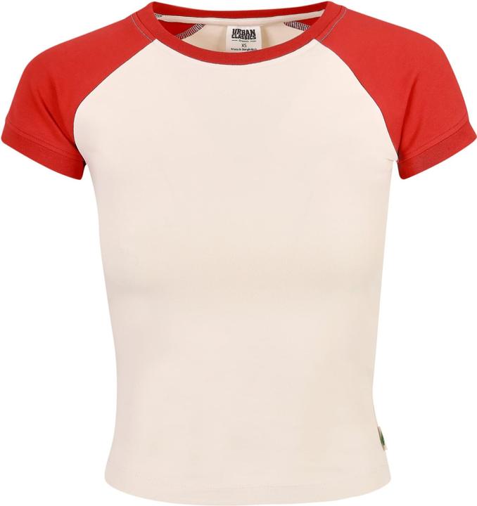 Produktbild Urban Classics Ladies Organic Stretch Short Retro Baseball Tee (S)