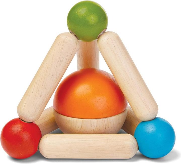 Actual product image Plantoys Triangle grabber with sound ball