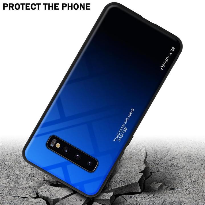 Produktbild Cadorabo TPU 2 Farben Glas Cover (Samsung Galaxy S10+)