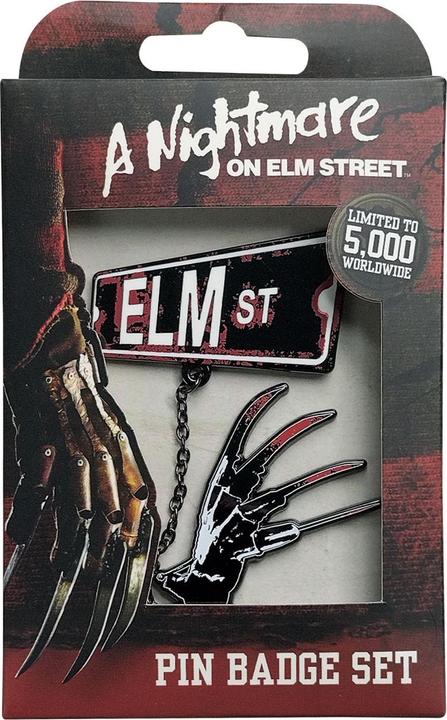 Actual product image Fanattik Nightmare on Elm Street pin badge set of 2