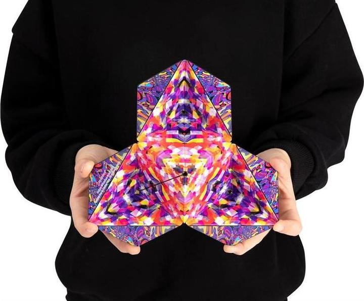 Actual product image Shashibo Cube Confetti - by Artist Laurence Gartel (Multilingual)