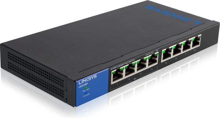 Linksys Lgs108p (8 Ports)