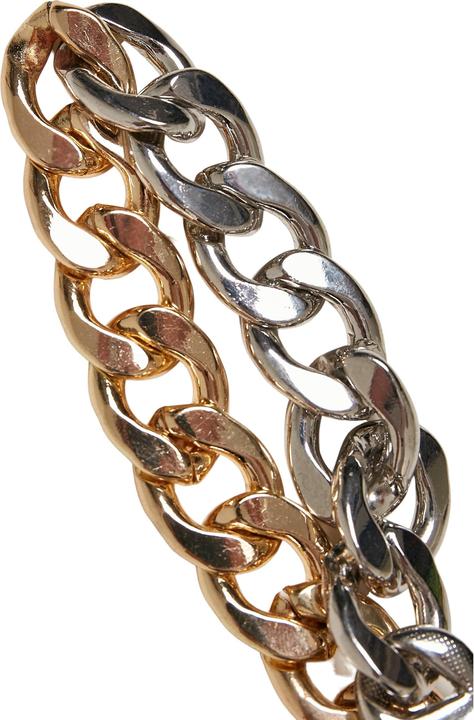 Produktbild Urban Classics Heavy Two-Tone Bracelet (21 cm, 100% Baumwolle)