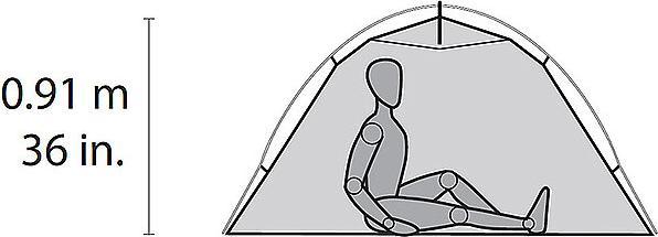 Immagine prodotto Msr Hubba NX (Tenda a cupola, 1.12 kg, 1 persona)