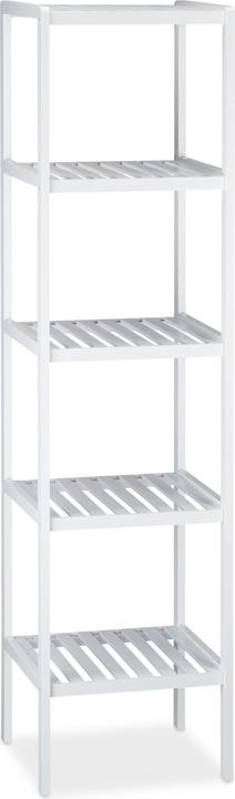 Image du produit Relaxdays Etagère de salle de bain en bambou (34.5 x 33 x 139.5 cm)