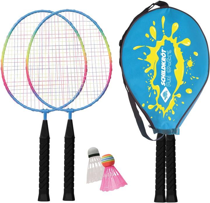 MTS Federballset Schildkröt Junior 2 Schläger 2 Bälle
