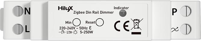Actual product image HiluX Zigbee DIN rail dimmer - 250w