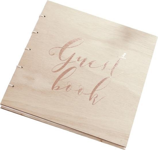 Immagine prodotto Ginger Ray Libro degli ospiti in legno per il matrimonio