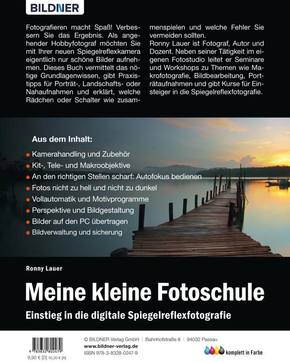 Produktbild Meine kleine Fotoschule (Deutsch, Christian Bildner, Ronny Lauer, 2017)