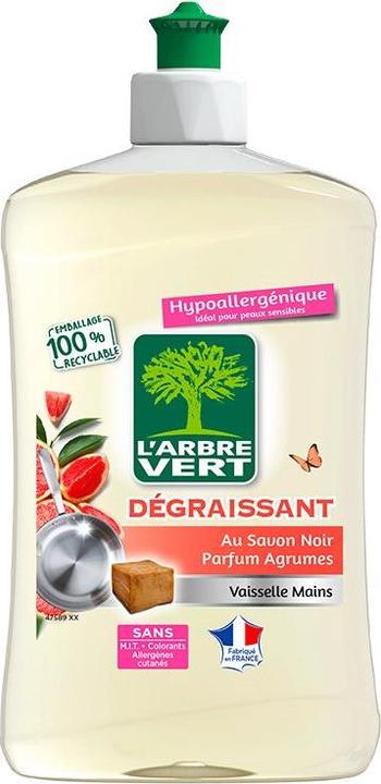 Image du produit L'arbre vert Liquide vaisselle écologique Dégraissant