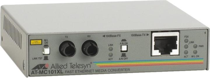 Image du produit Allied Telesis Allied Telesyn AT-MC101XL, 100BASE-TX à 100BASE-FX (ST) (Convertisseur de médias)