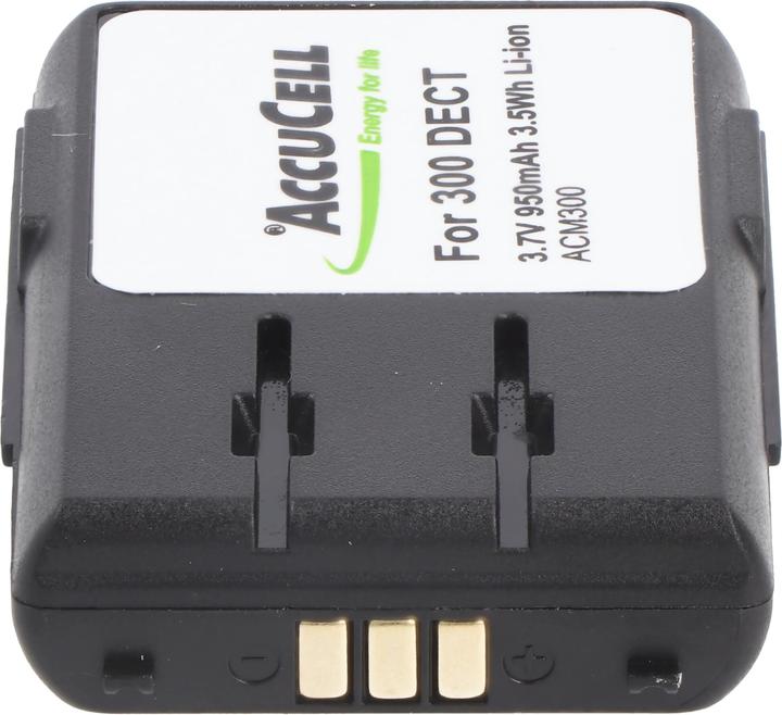 Actual product image AccuCell Battery suitable for Alcatel Mobile 300, 400 DECT Battery 3BN66305AAAA000828, max. 950mAh