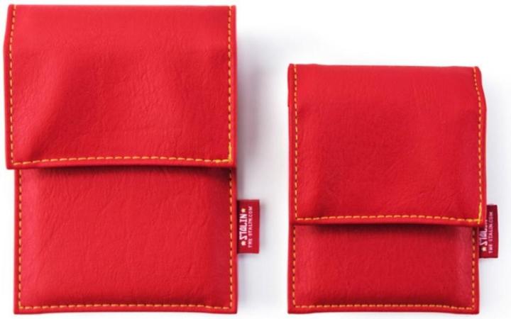 Produktbild Stalin PhoneBag Kunstleder Small rot mit gelben Nähten (Universal)