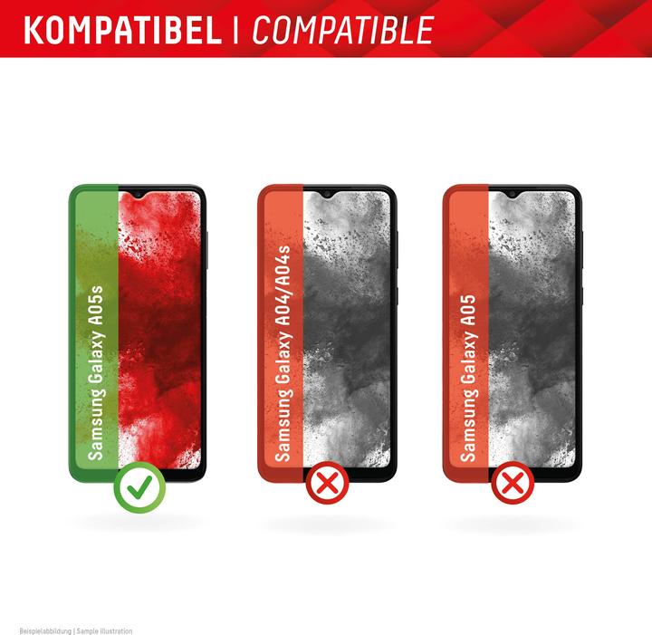 Actual product image Displex Real Glass, 2D Panzerglas (1 Piece, Samsung Galaxy A05s)