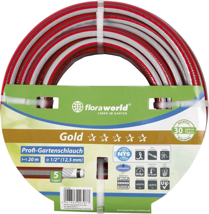 Actual product image Floraworld Professional water hose 3/4"25m NTS red (25 m)