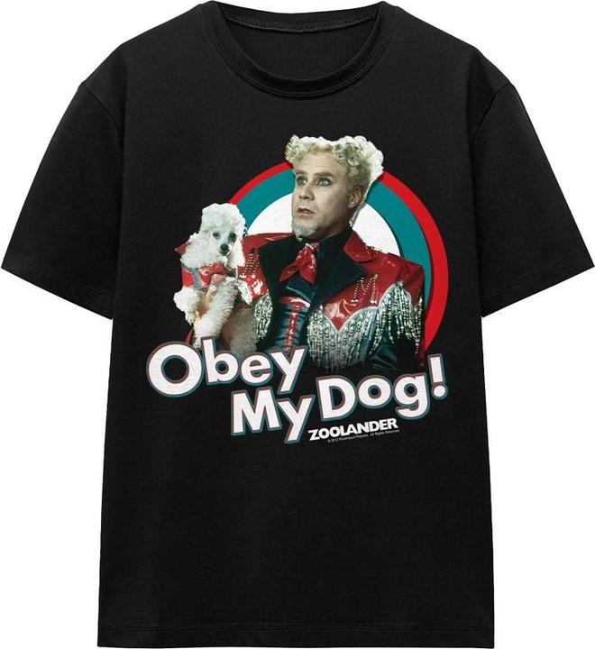 Immagine prodotto Zoolander Obey My Dog Maglietta Adulto Unisex (S)