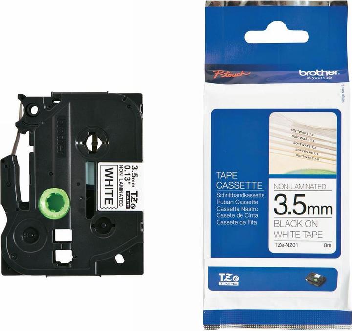 Produktbild Brother Tze-N201 (0.35 cm, Schwarz)