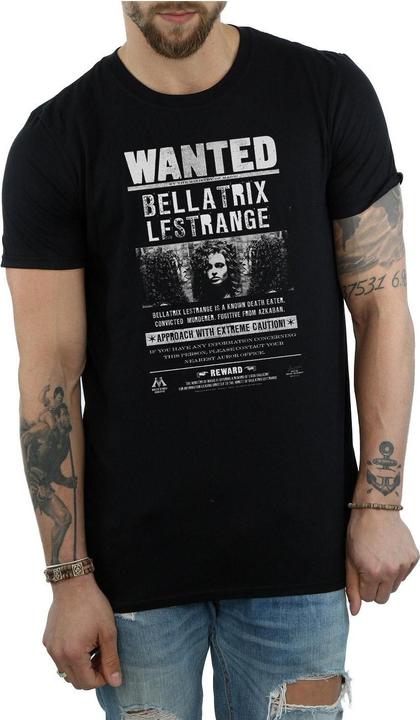 Image du produit Mens Bellatrix Lestrange Wanted Poster Cotton T-Shirt (XXL)