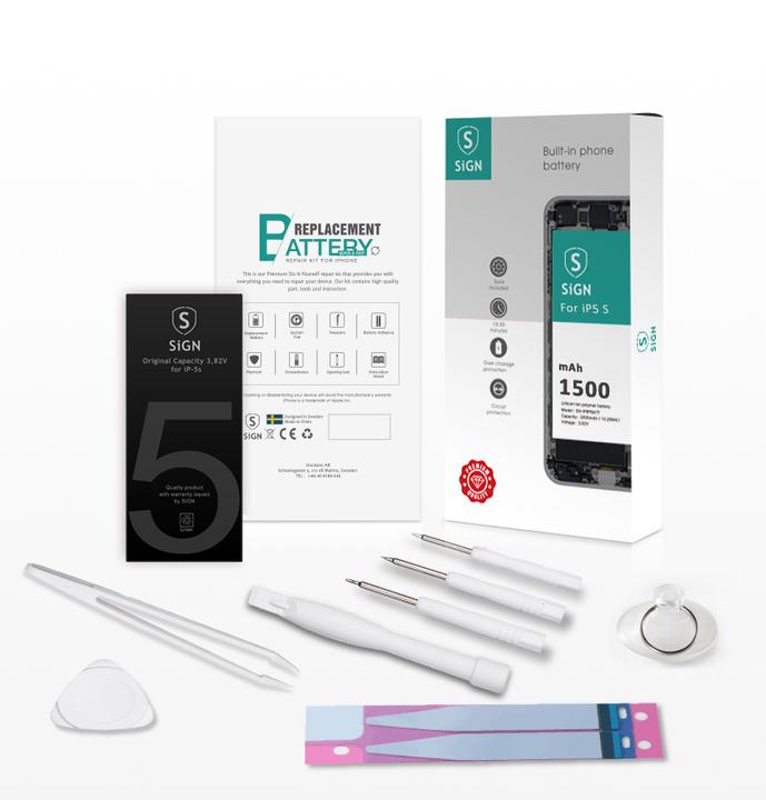 Produktbild SIGN Complete Kit for Battery Change on iPhone SE