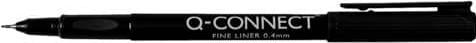 Productafbeelding Q-Connect Fineliner (Zwart, 10 x)