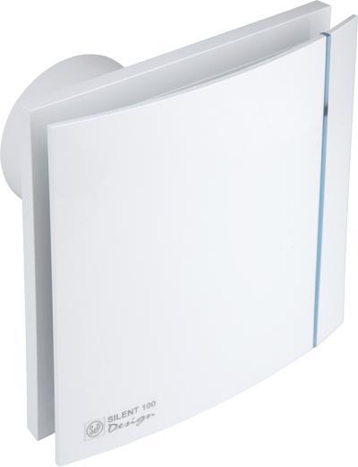 Actual product image Thermorex THERMEX Ventilator Silent 100 CRZ Design Scandic med timer (1-30 min.). Airflow 85 m³/h.