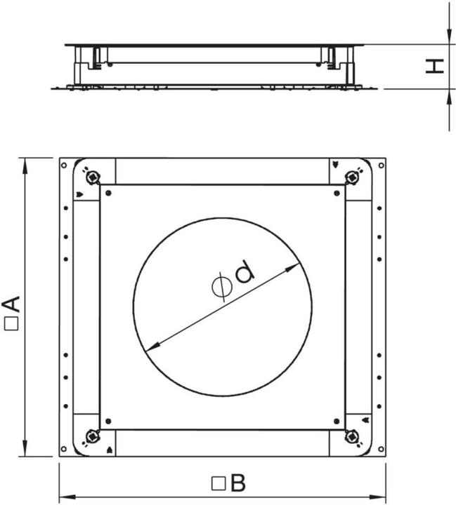Immagine prodotto OBO Bettermann OBO UGD 350-3 R7 Scatola di giunzione a pavimento