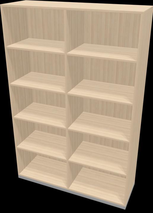 Actual product image Narbutas Choice shelf (120 x 40 x 182 cm)