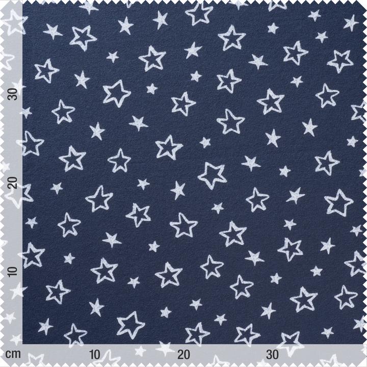 Immagine prodotto VBS Tessuto Jersey "Stars" di 150 cm di larghezza, articoli da cortile