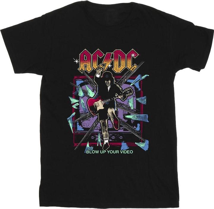 AC/DC Girls Blow Up Your Video Jump BaumwollTShirt