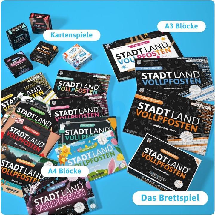 Produktbild Denkriesen Stadt Land Vollpfosten Silvester Edition (Deutsch)