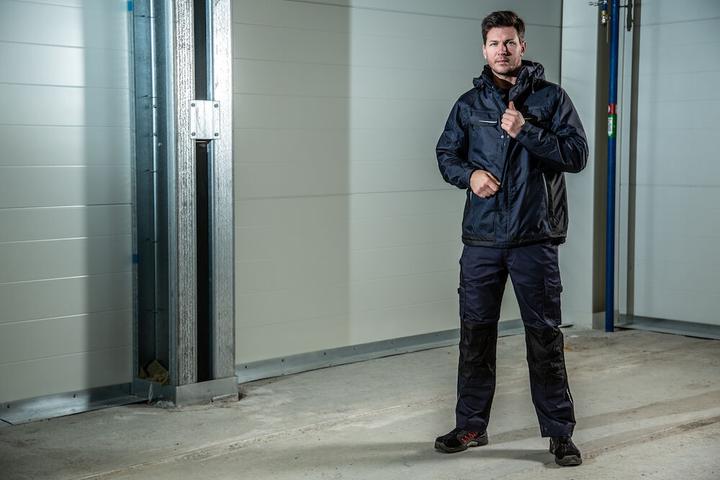 Actual product image Projob Wind- and waterproof rain jacket with contrasting elements