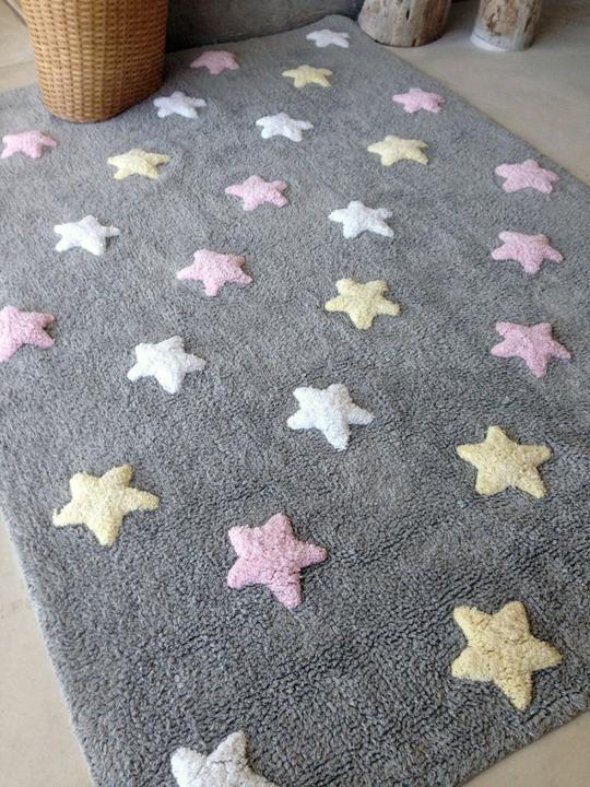 Actual product image Lorena Canals Tricolor Stars (120 x 160 cm)