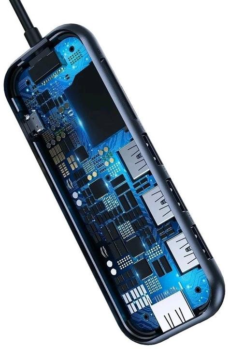 Actual product image Baseus Mirror Series Multifunctional Hub (USB-C, 7 Ports)