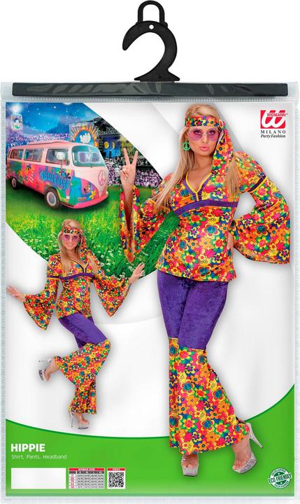 Image du produit Widmann Blumiges Hippiekostüm (M)