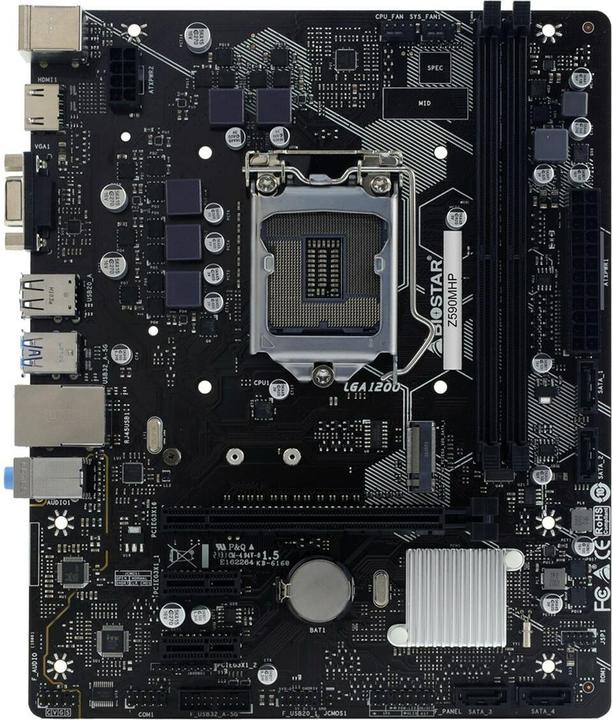 Produktbild Biostar Z590MHP (LGA 1200, Intel Z590, mATX)