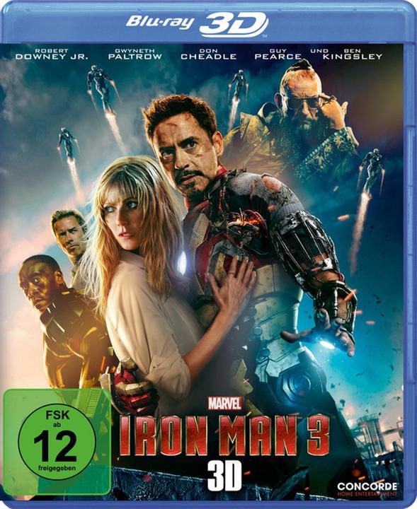 Image du produit Iron Man 3 3D (Blu-ray 3D, 2013, Allemand, Anglais)