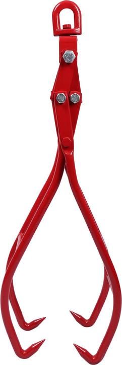 Immagine prodotto Wiltec Pinza di sollevamento per tronchi forestali, 930 mm, capacità di carico di 1000 kg, con 4 artigli (475 mm)