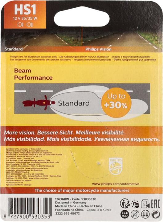 Actual product image Philips Vision Moto (H1)