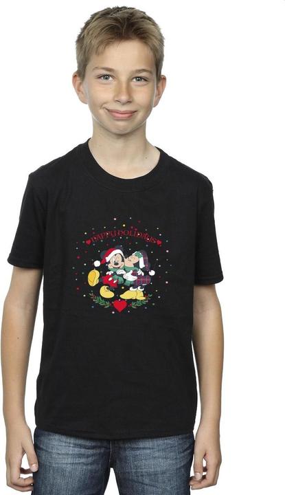 Immagine prodotto Disney Mickey Mouse Mickey Minnie Christmas Maglietta Ragazzi (152, 158)