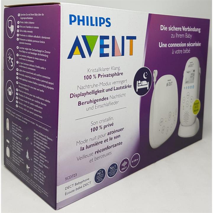 Productafbeelding Philips Avent Dect SCD723/26 (Babyfoon Audio, 330 m)