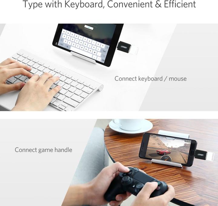 Produktbild Ugreen USB-C 3.1 zu USB-A 3.0 Buchse Adapter (USB-A, 28 cm)