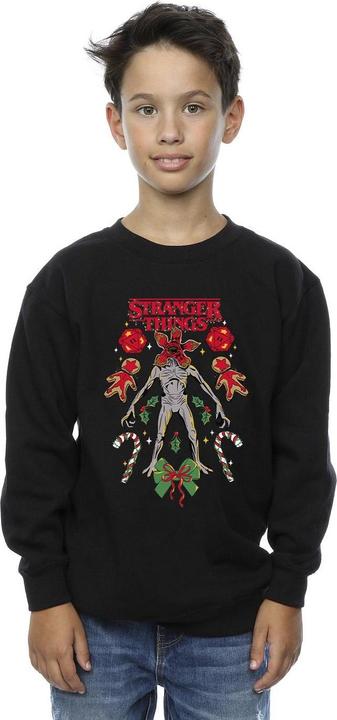 Actual product image Netflix Boys Stranger Things Christmas Demogorgon Sweatshirt (140, 146)