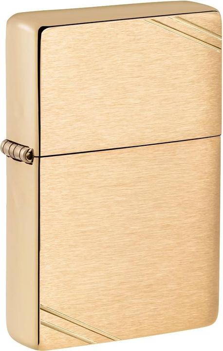Actual product image Zippo Vintage Brass Brushed
