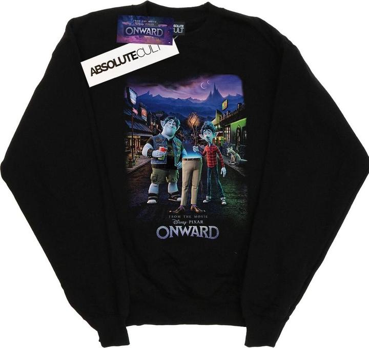 Actual product image Disney Womens/Ladies Onward Character Poster Sweatshirt (XXL)