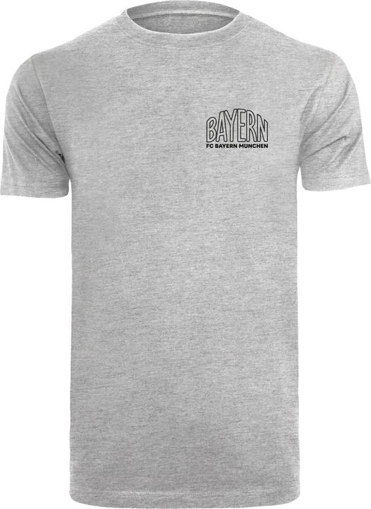Produktbild FC Bayern München Logo Outlines T-Shirt Round Neck - 112161 (S)