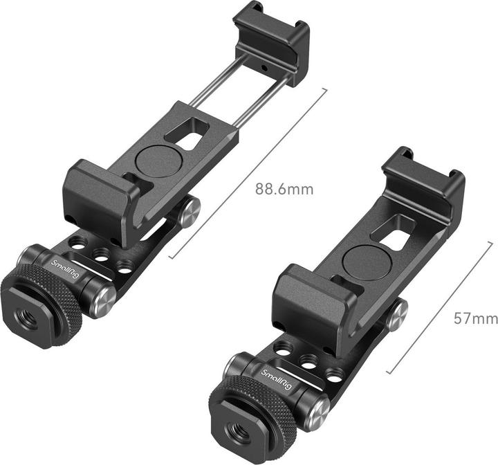 Actual product image SmallRig Metal Phone Holder with Cold Shoe Mount (Gimbal Accessories, Cage accessories, Various video accessories)