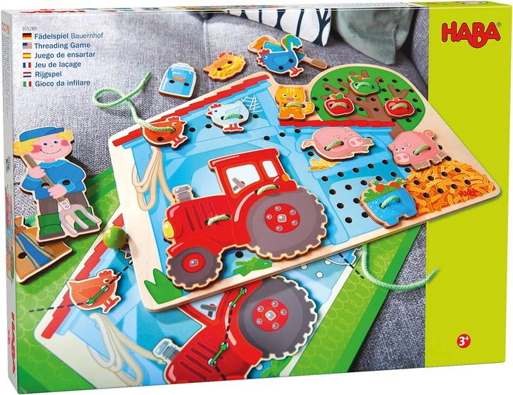 Immagine prodotto Haba Filettatura della fattoria di gioco (Francese, Tedesco, Italiano, Inglese, Olandese, Spagnolo)