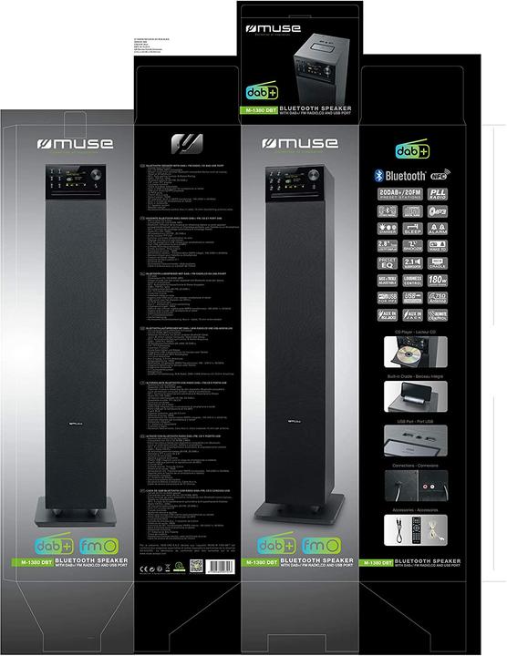 Image du produit Muse M-1380 DBT (DAB+ DAB, PLL, FM, Bluetooth)